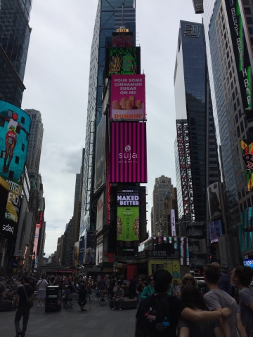 Times Square: get naked