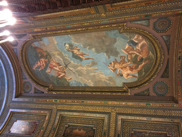 Ceiling in the New York Public Library
