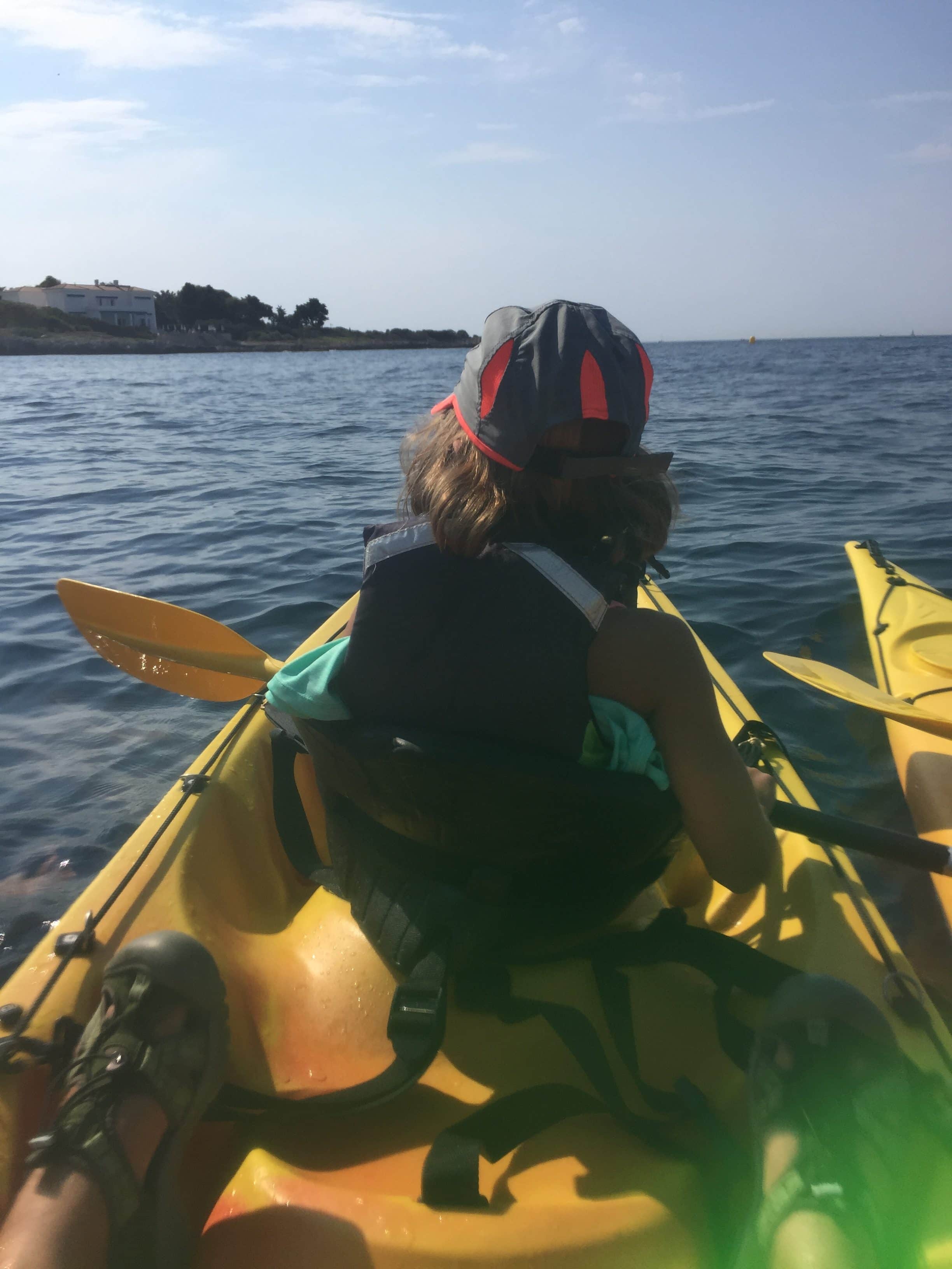 Kayaking in the Cape D'Antibes