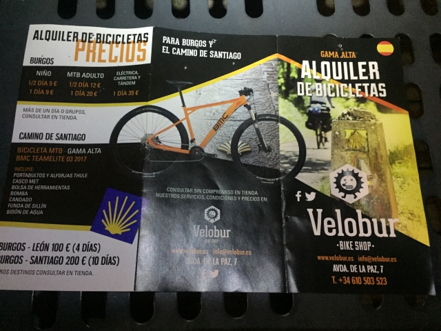 Velobur: bike rental Burgos