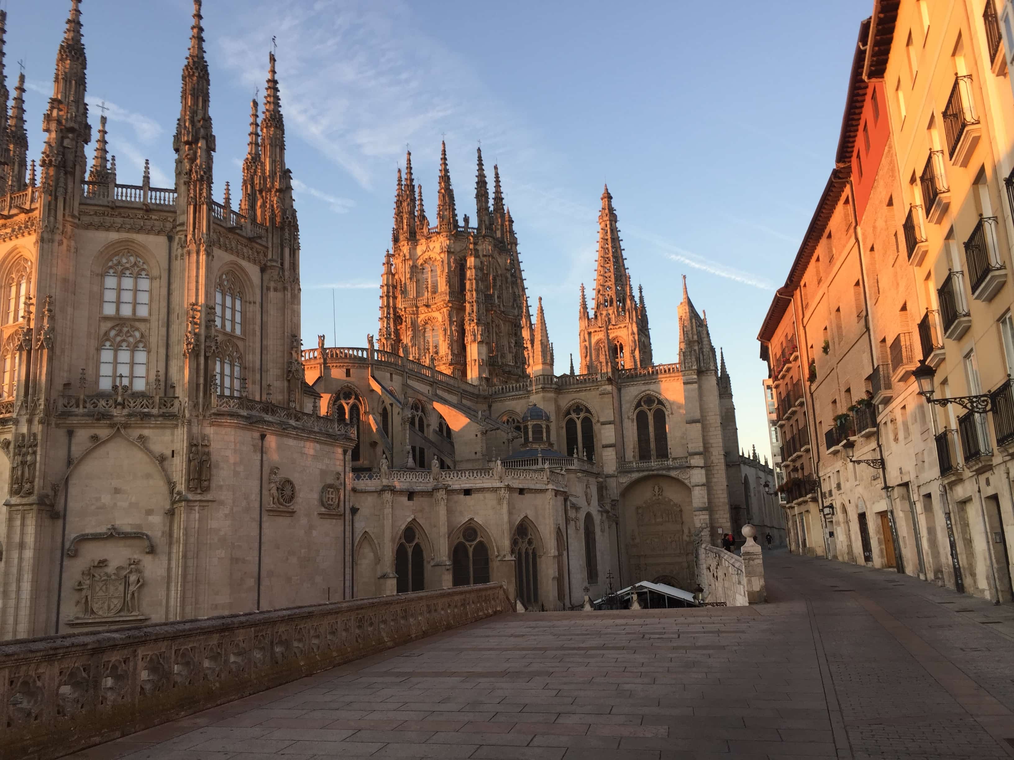 Burgos Cathedral with Sunrise