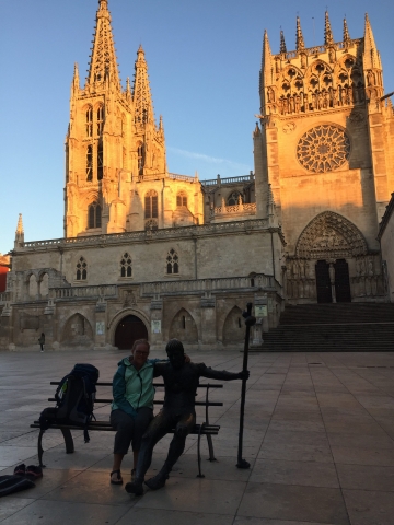 Burgos Cathedral with Sunrise