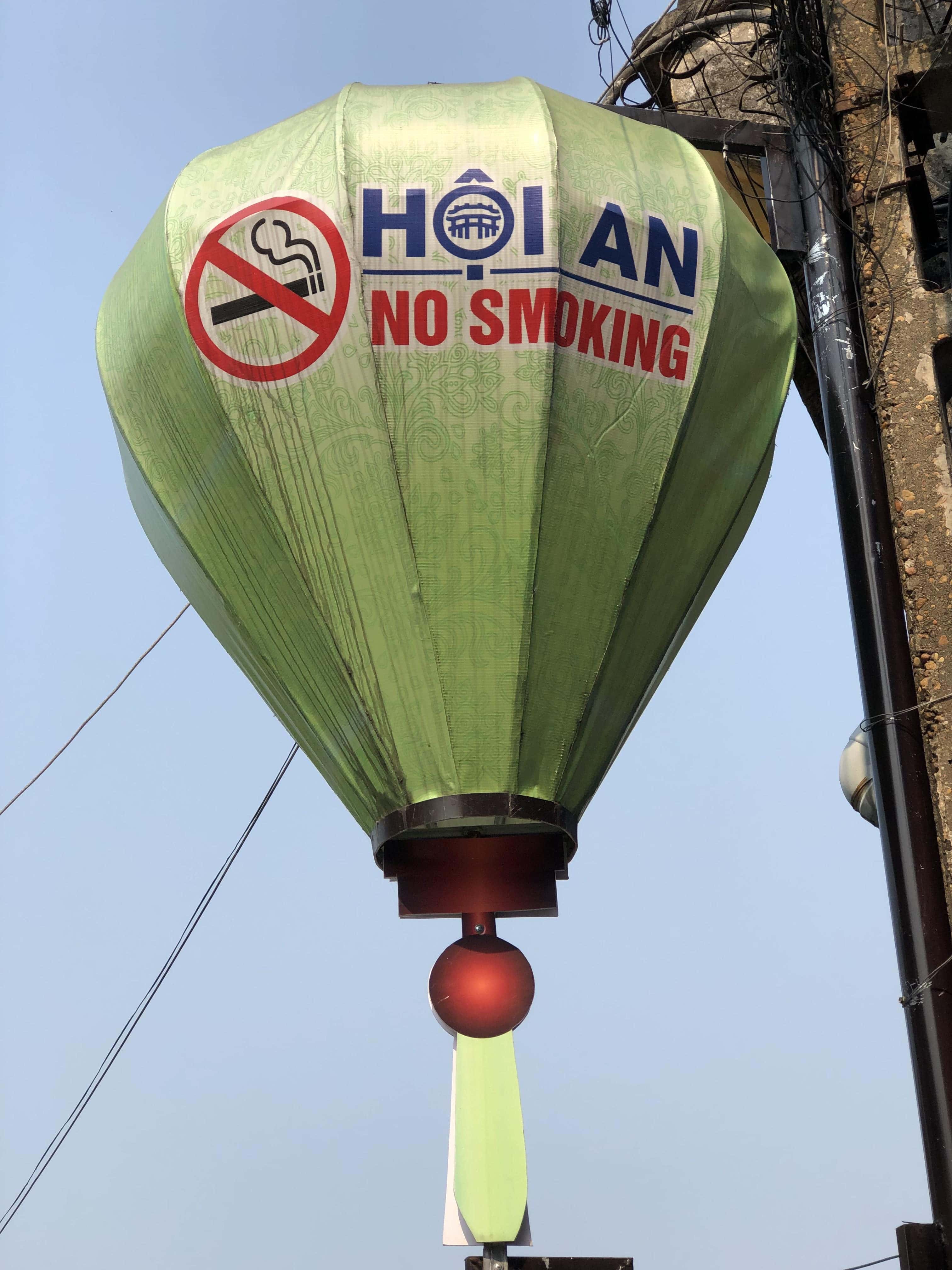 Yes! No smoking in Hoi An
