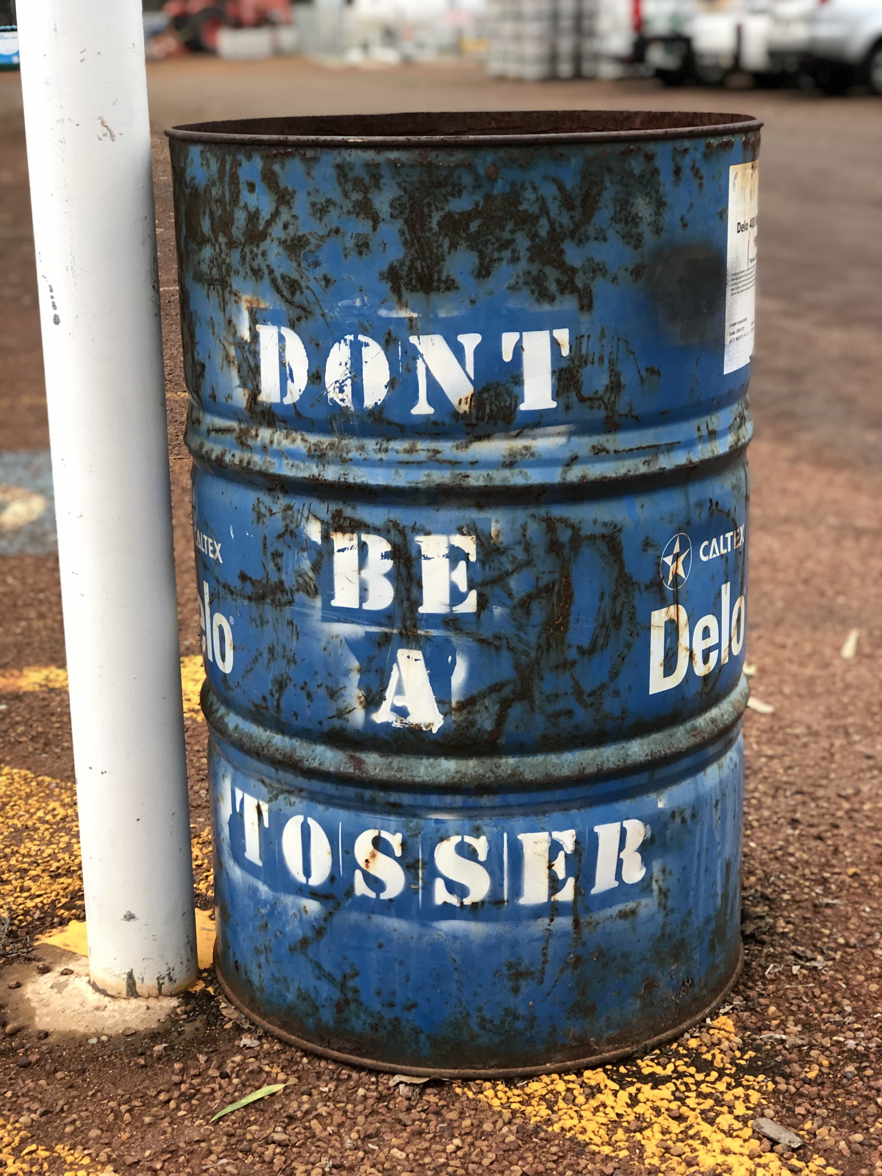 Don't be a tosser