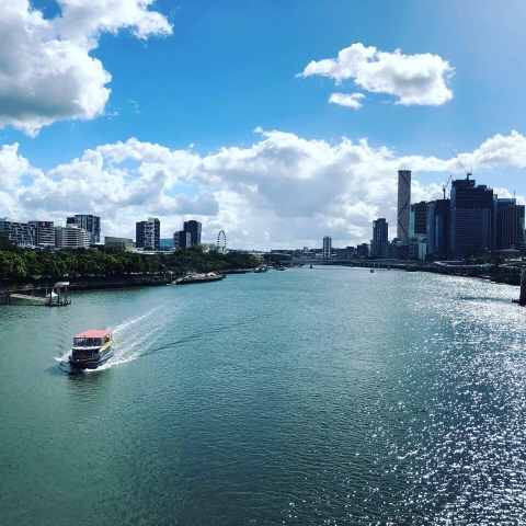 View of Brisbane harbour