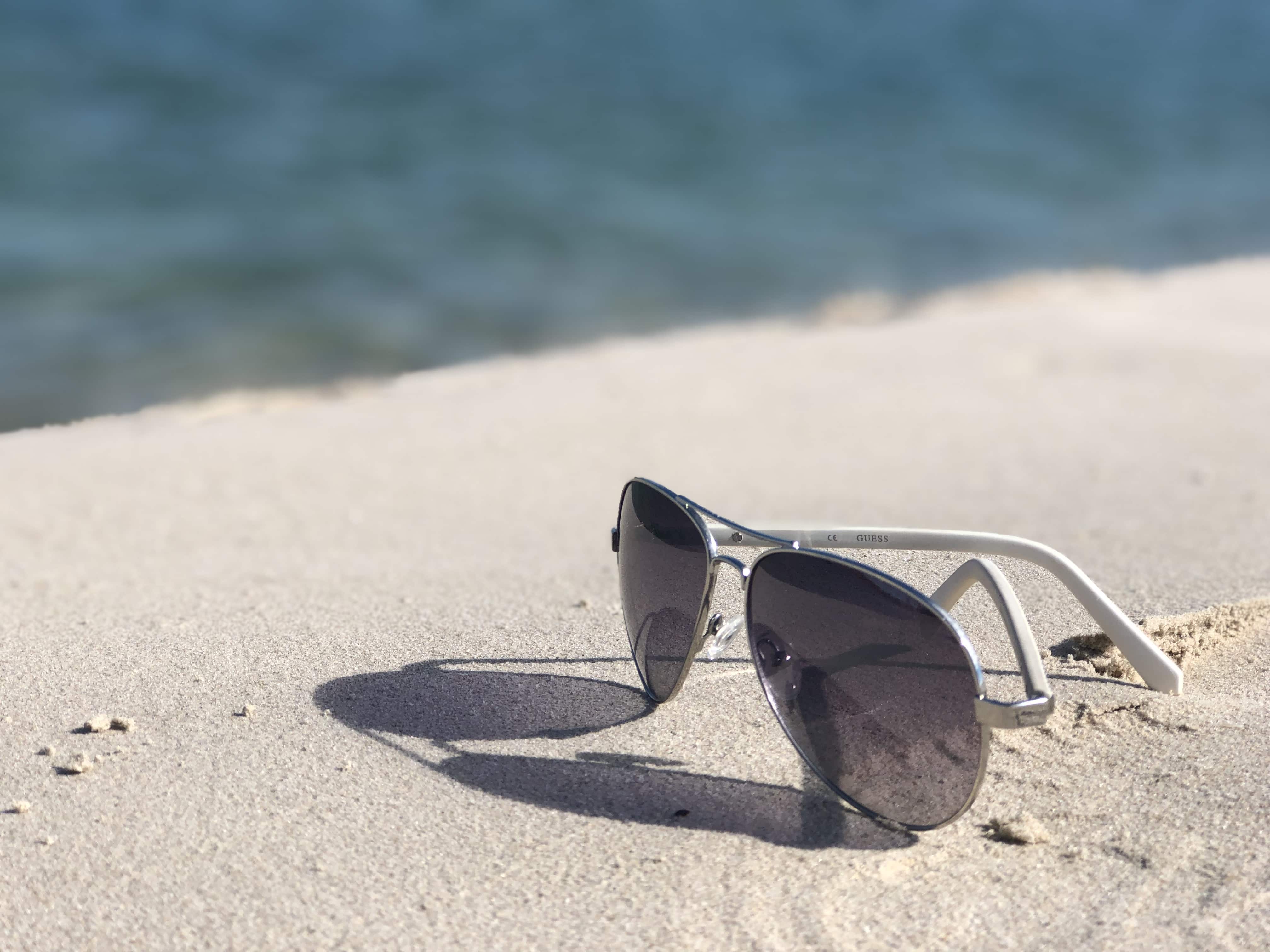 shades on the beach