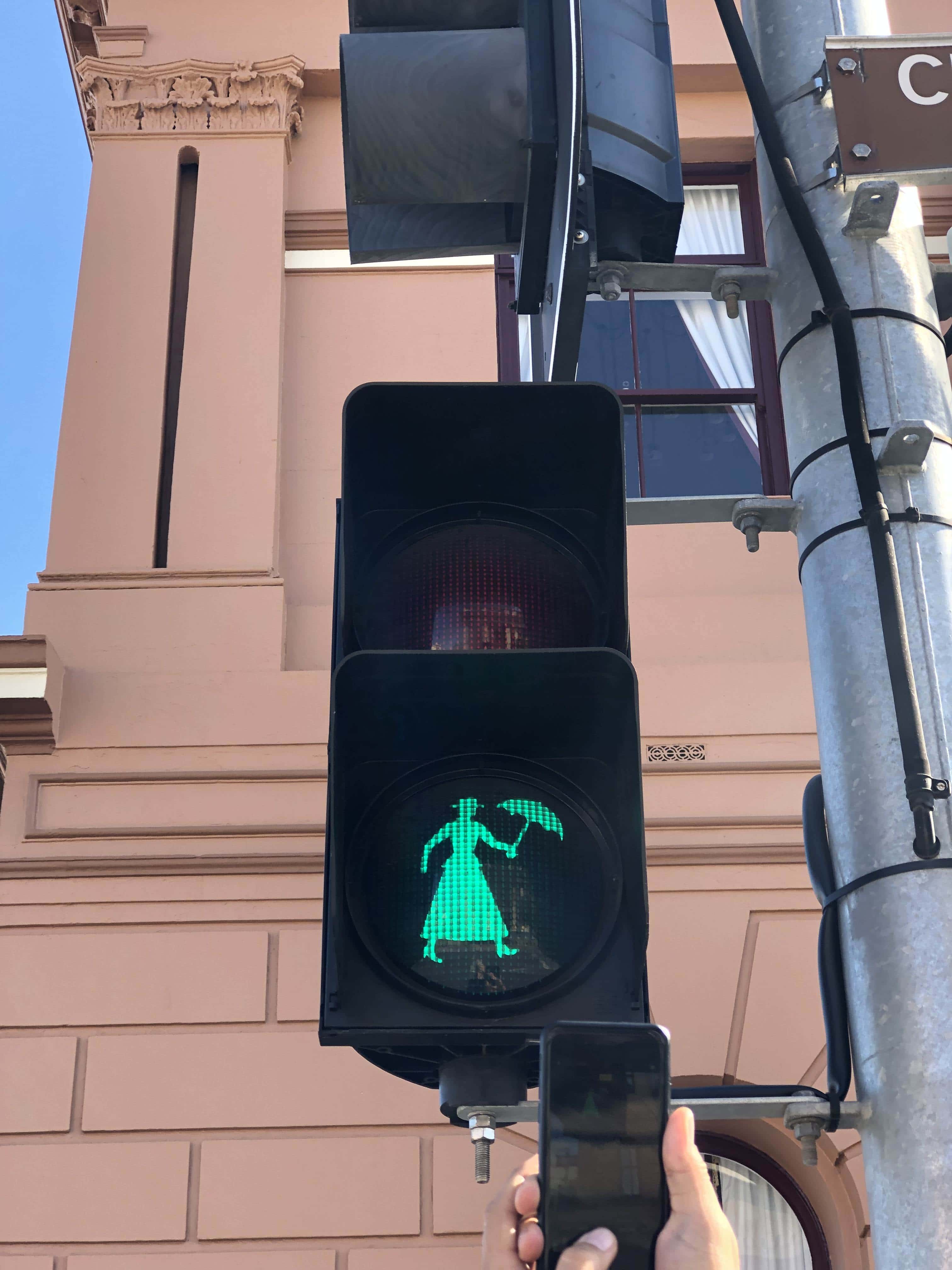 Mary Poppins walk signal